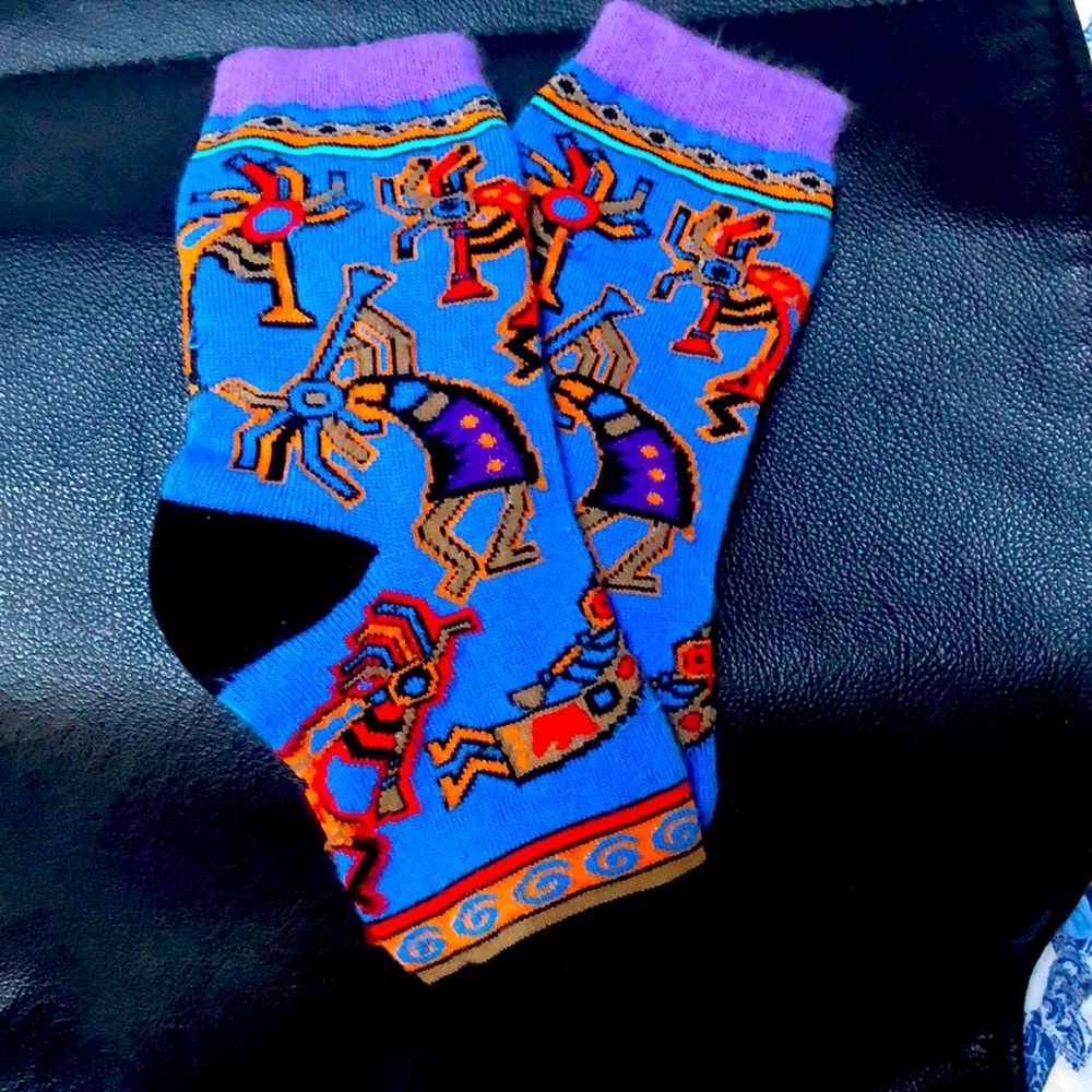 Girls socks run a little small I where a 8 shoe.